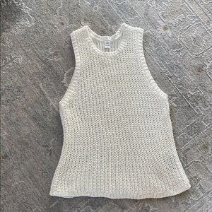 Old Navy Textured Knit Tank Top - Cream